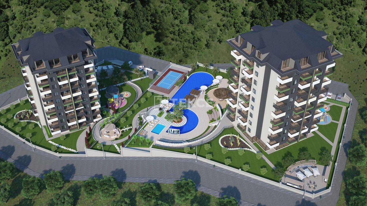 Апартаменты в Алании, Турция, 53 м² - фото 2