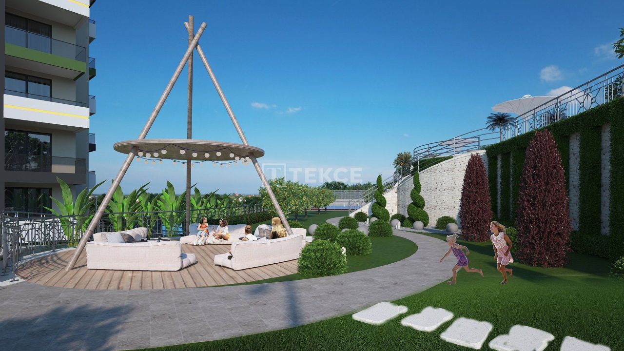 Апартаменты в Алании, Турция, 53 м² - фото 10