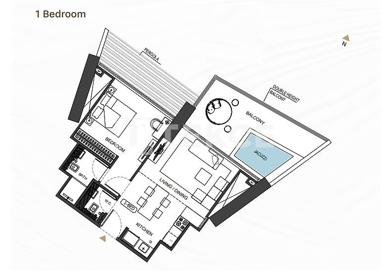 Апартаменты в Дубае, ОАЭ, 74 м² - фото 17