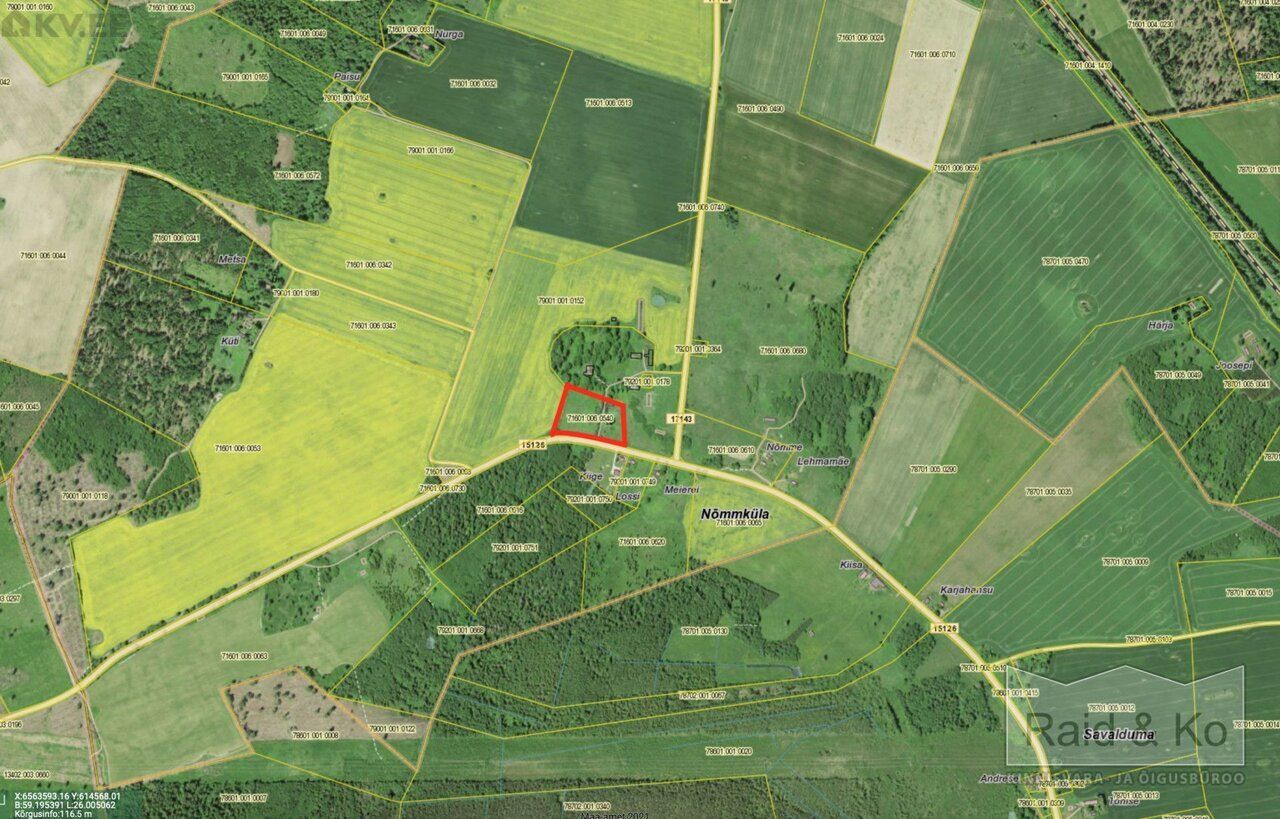 Земля в Раквере, Эстония, 19 934 м² - фото 8