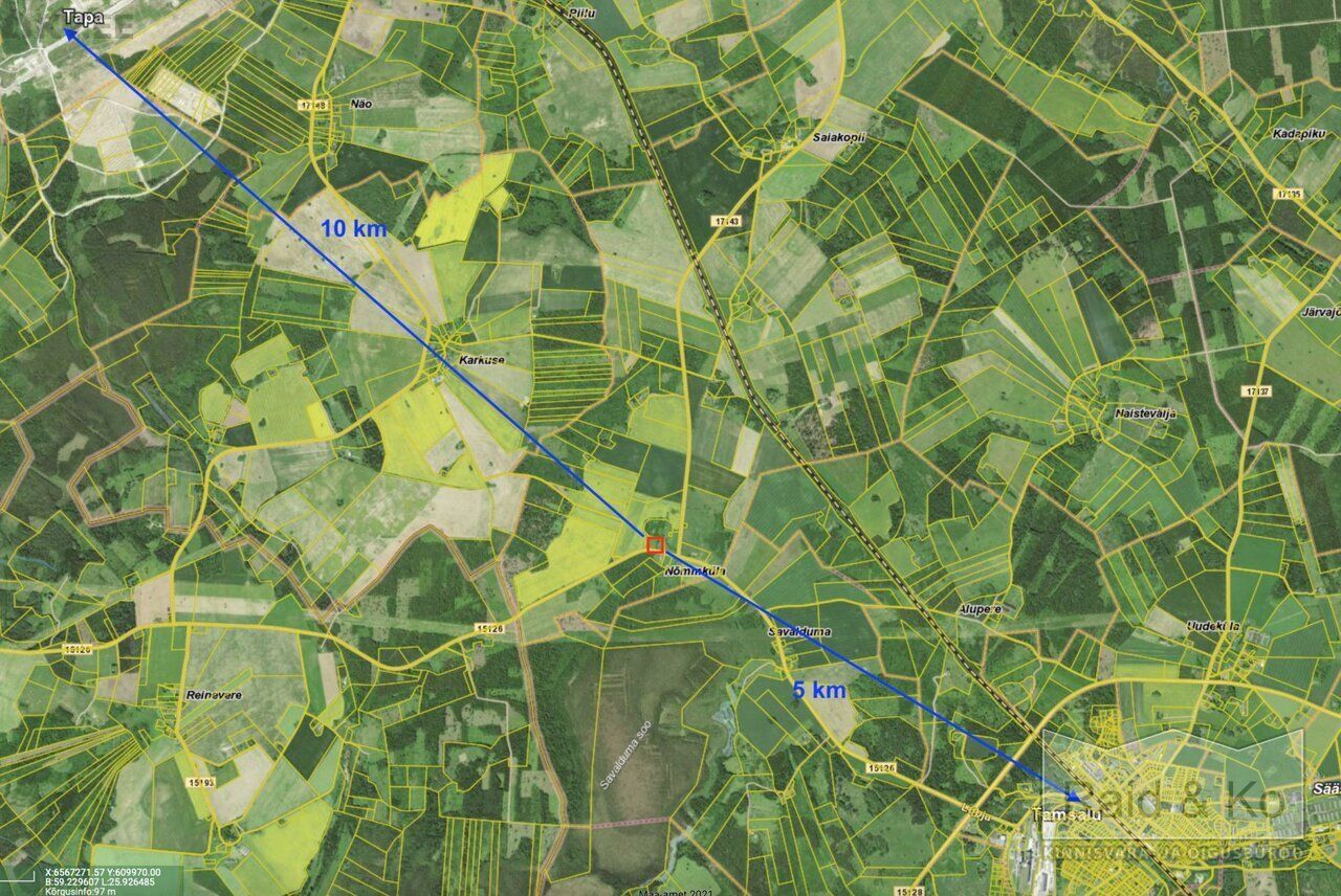 Земля в Раквере, Эстония, 19 934 м² - фото 3