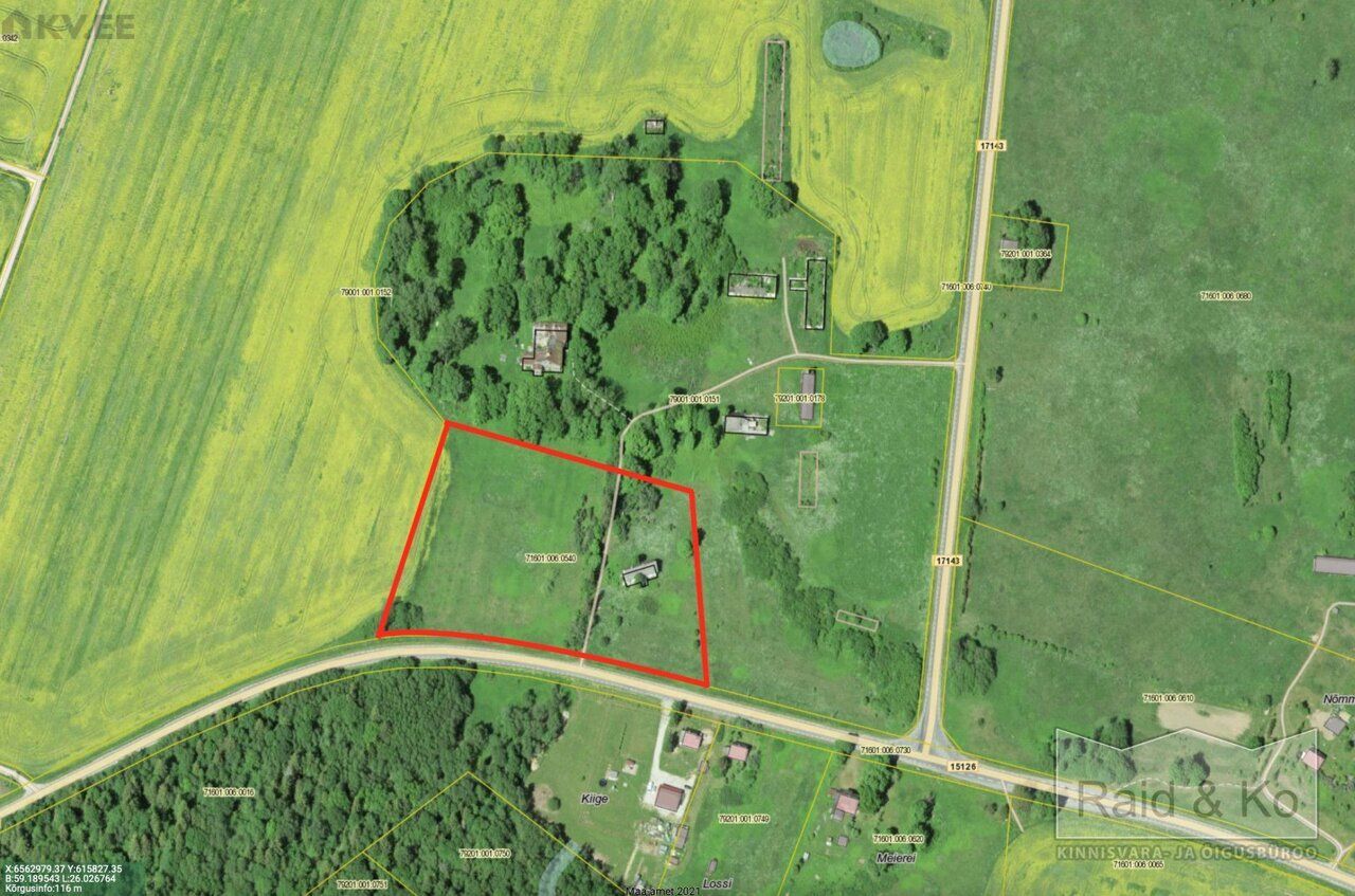 Земля в Раквере, Эстония, 19 934 м² - фото 2