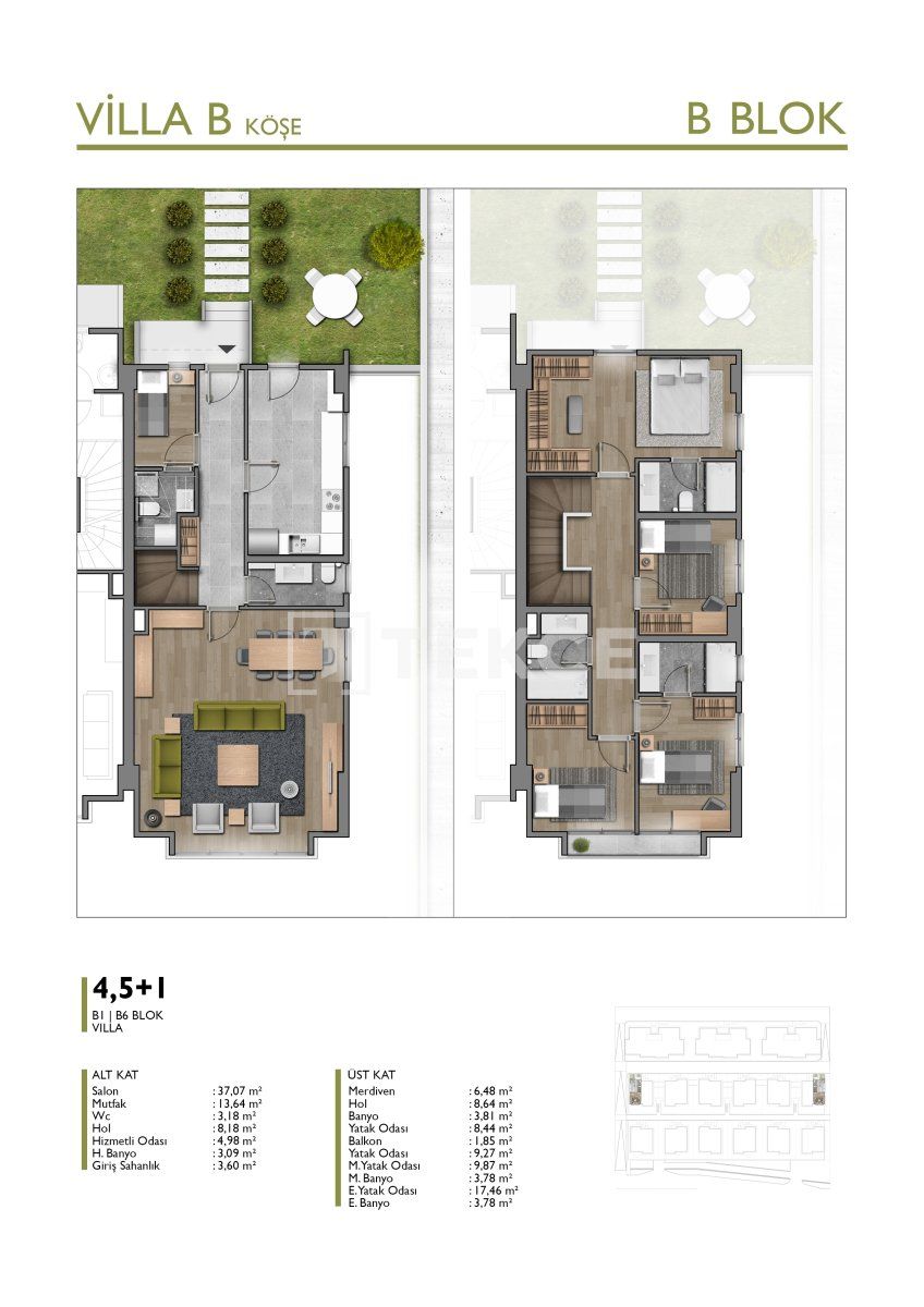 Вилла в Башакшехире, Турция, 216 м² - фото 9