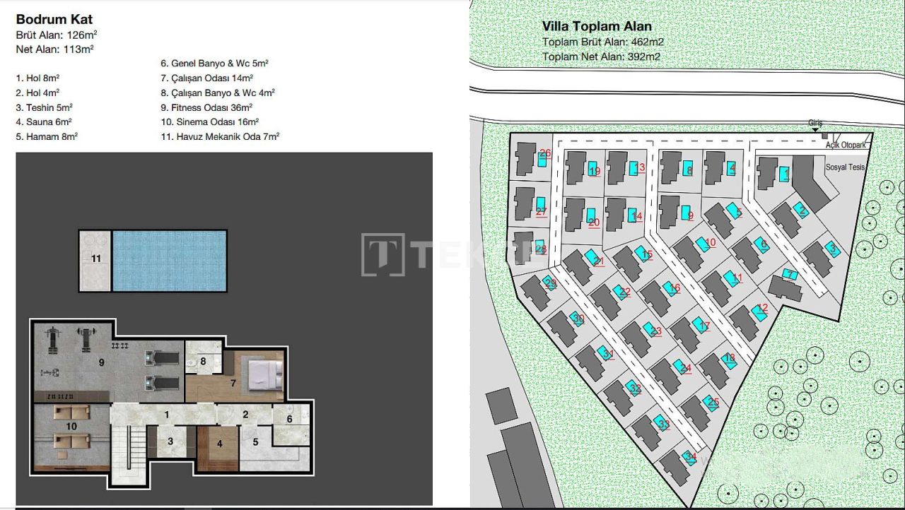 Вилла в Тузла, Турция, 250 м² - фото 18