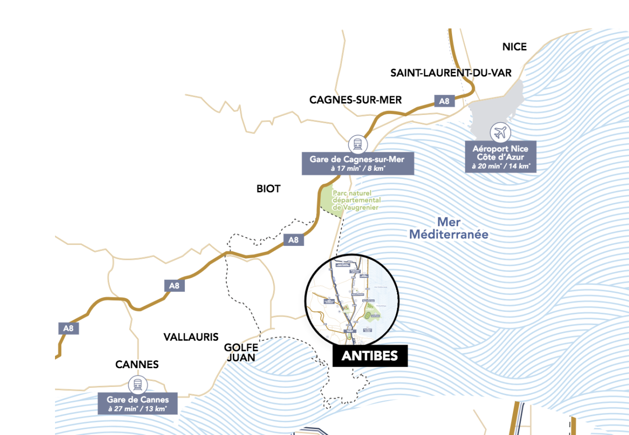 Апартаменты в Антибе, Франция, 42 м² - фото 6