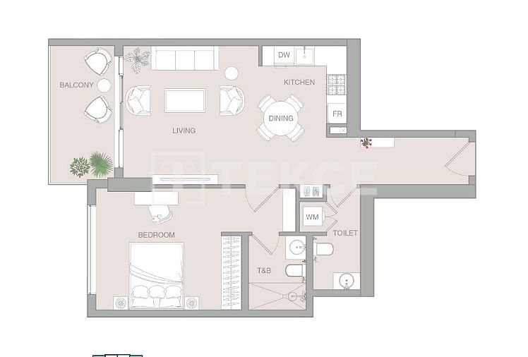 Апартаменты Дубайленд, ОАЭ, 125 м² - фото 15