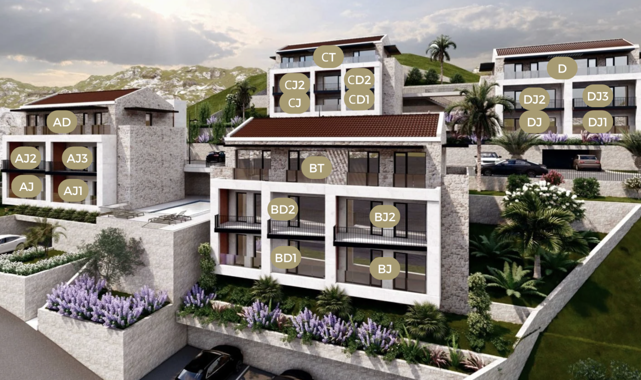 Квартира в Которе, Черногория, 69 м² - фото 3