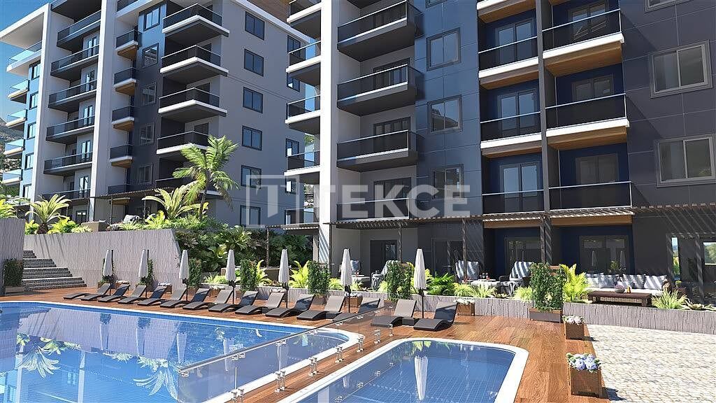 Апартаменты в Алании, Турция, 55 м² - фото 1