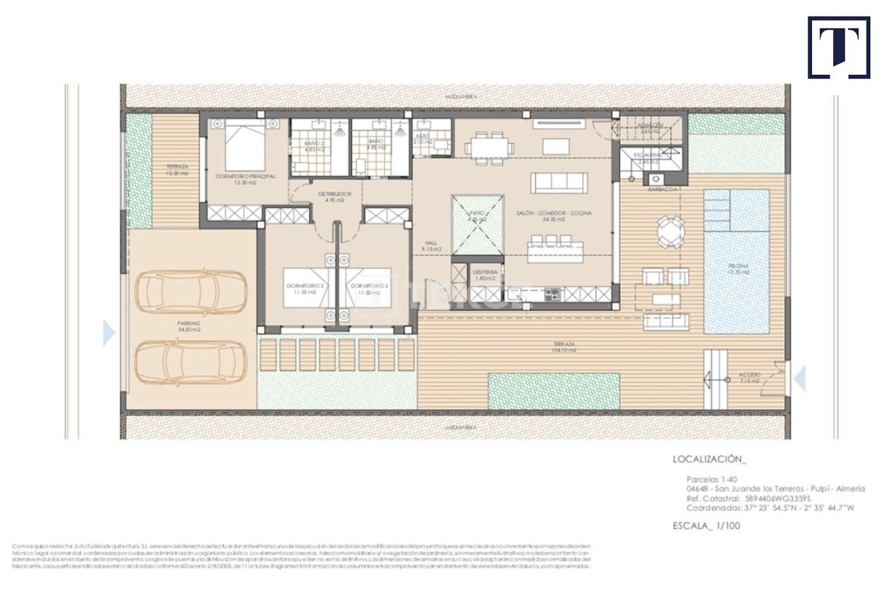 Бунгало в Пульпи, Испания, 122 м² - фото 6