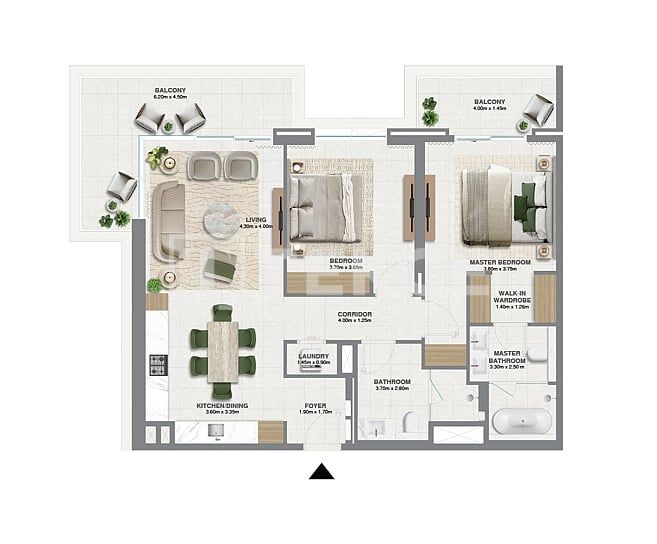Апартаменты в Дубае, ОАЭ, 128 м² - фото 11
