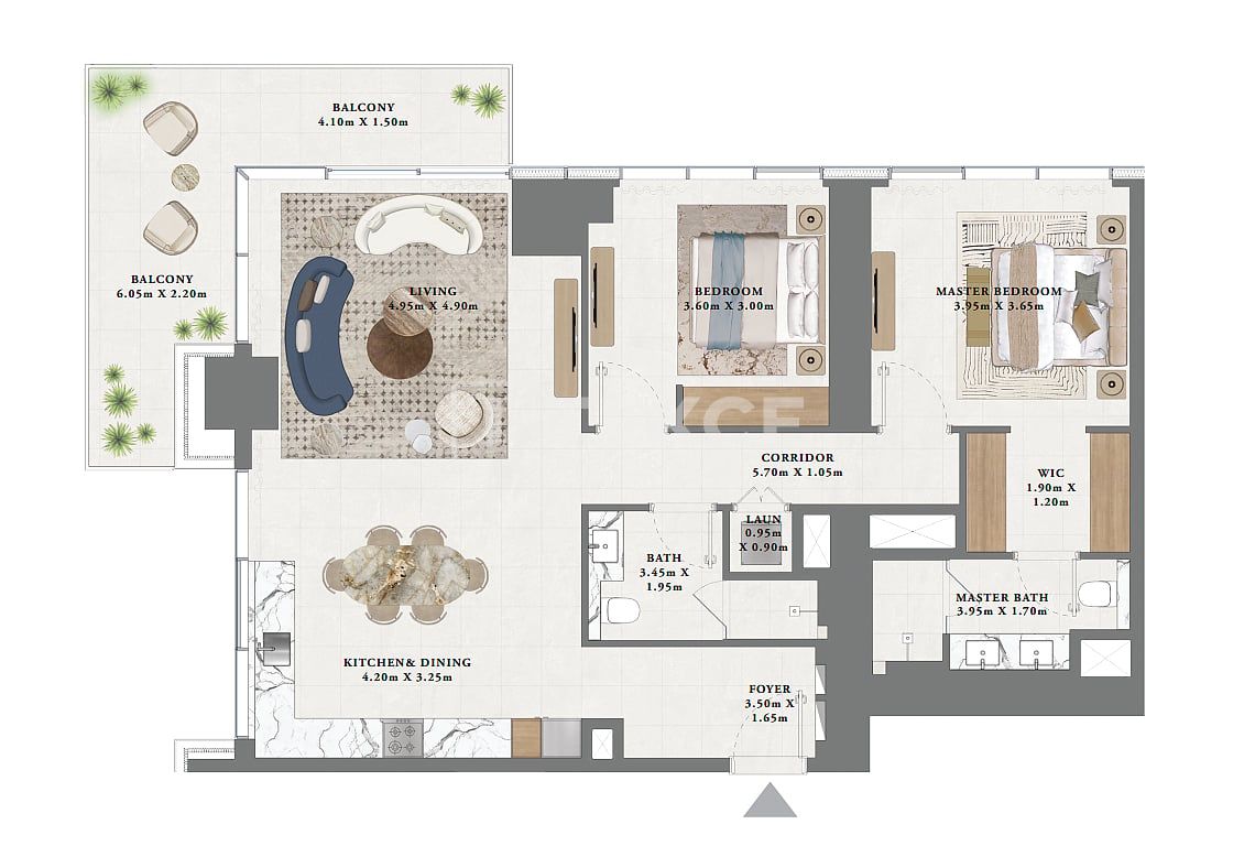 Апартаменты в Дубае, ОАЭ, 133 м² - фото 10