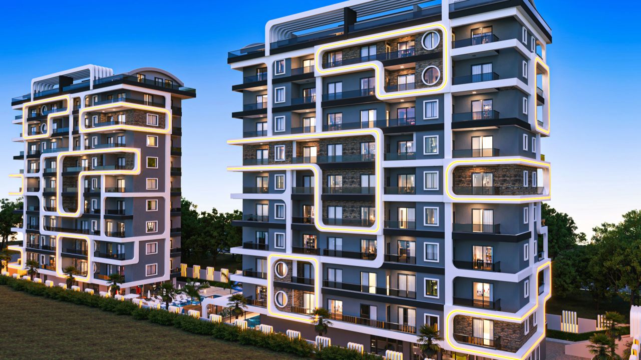 Квартира в Алании, Турция, 55 м² - фото 1