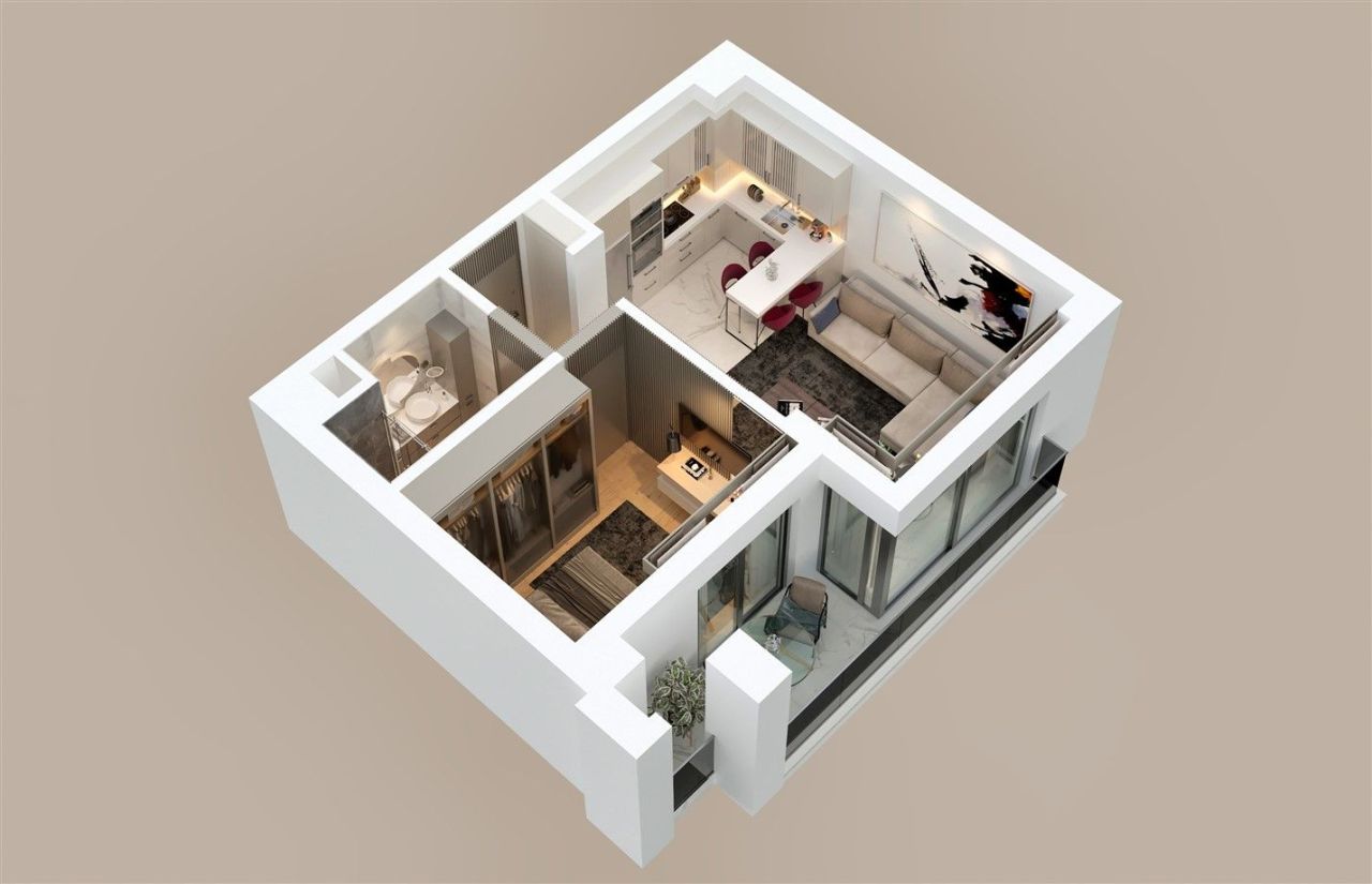 Квартира в Анталии, Турция, 93 м² - фото 3