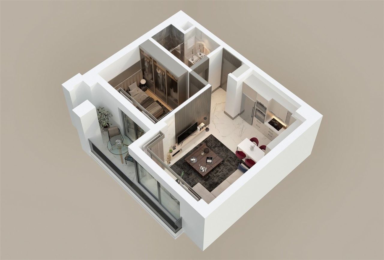 Квартира в Анталии, Турция, 93 м² - фото 4