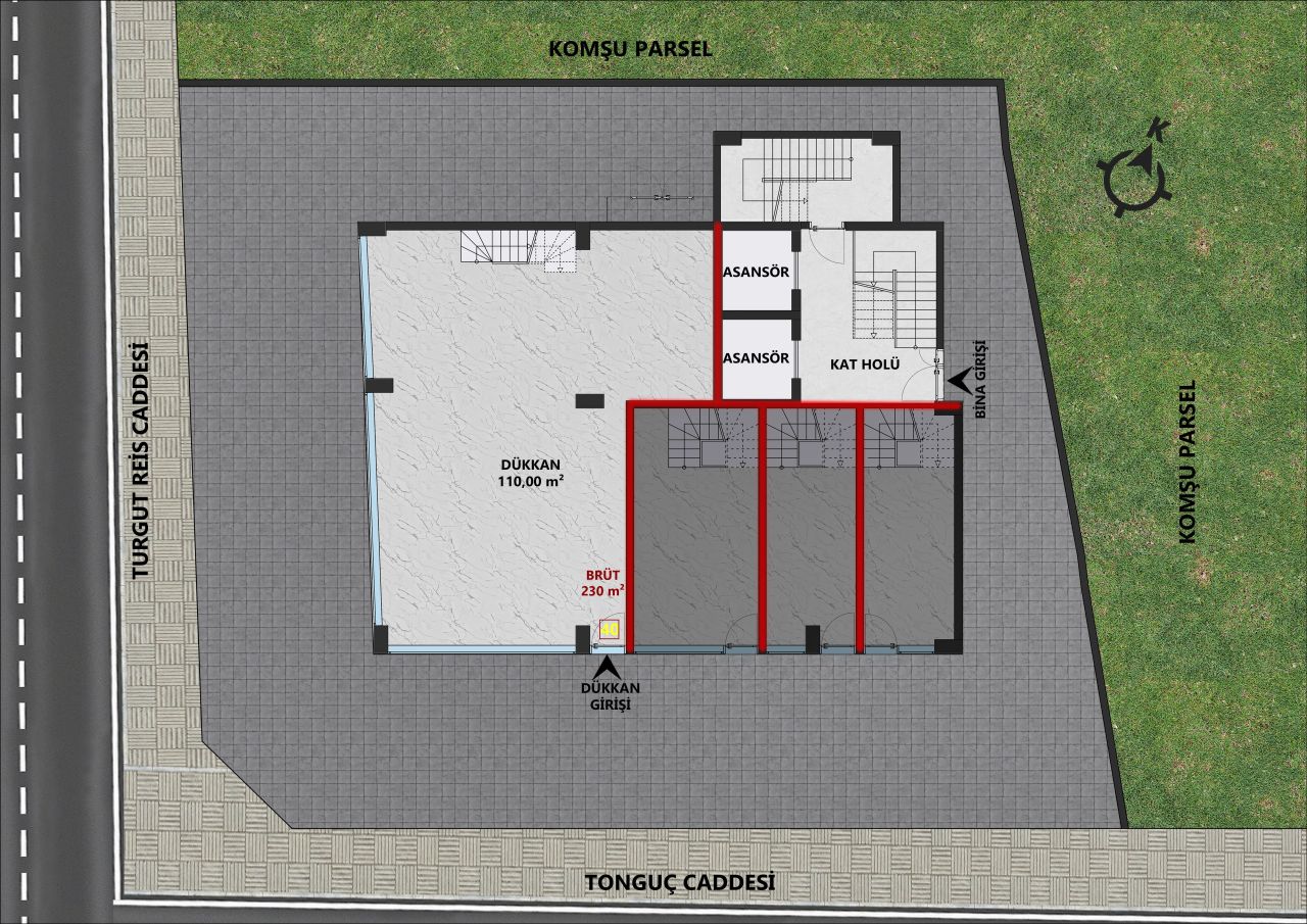 Квартира Центр, Турция, 65 м² - фото 4