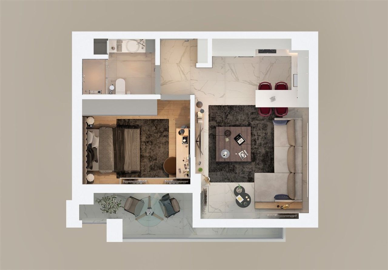 Квартира в Анталии, Турция, 93 м² - фото 5