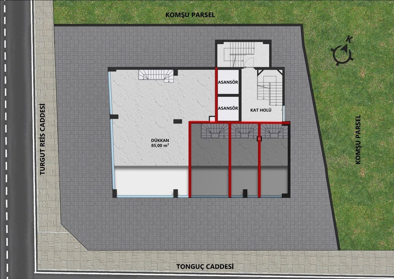 Квартира Центр, Турция, 65 м² - фото 5