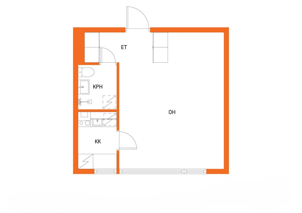 Квартира в Кеми, Финляндия, 32 м² - фото 2