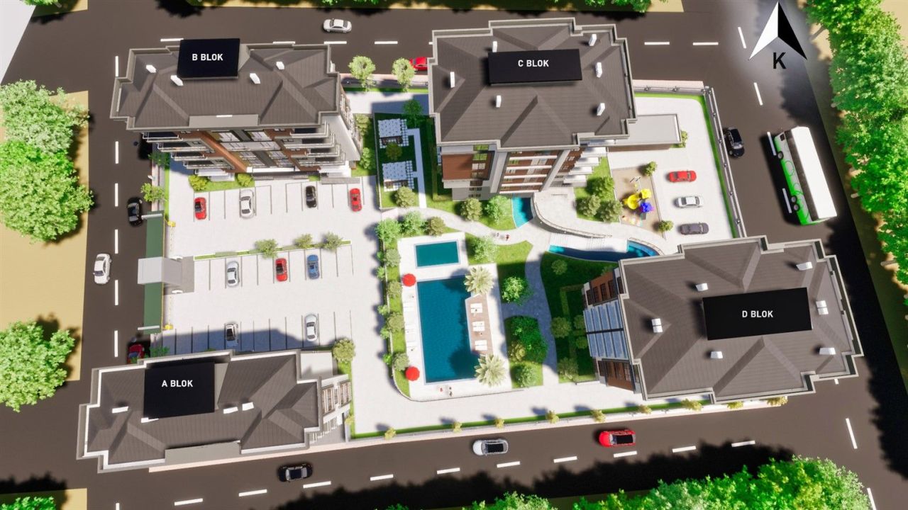 Квартира в Анталии, Турция, 50 м² - фото 8