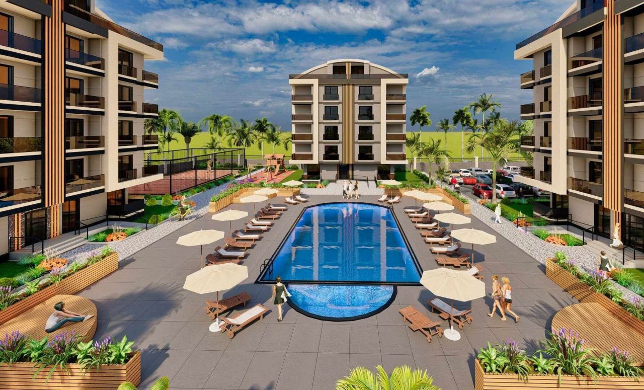 Квартира в Анталии, Турция, 50 м² - фото 8