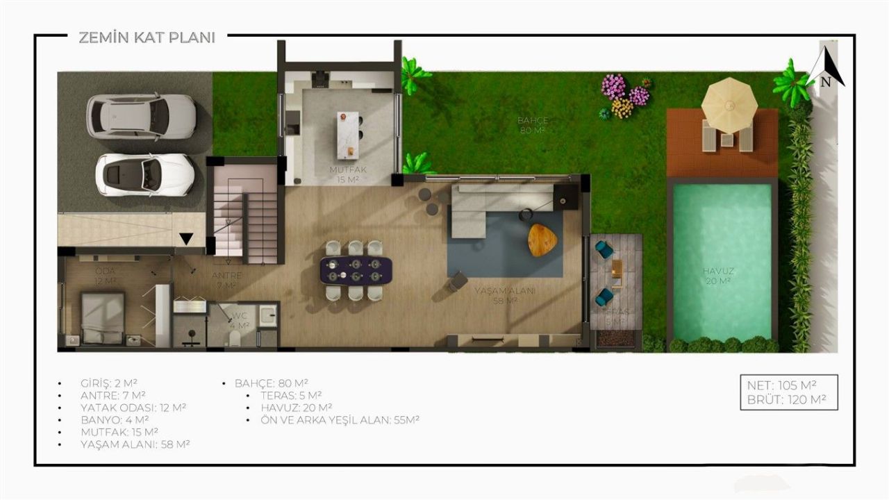 Вилла в Анталии, Турция, 220 м² - фото 9