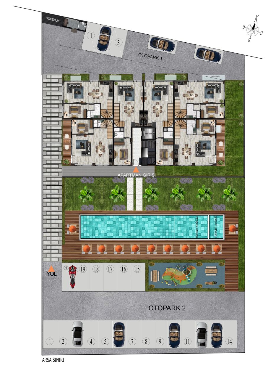 Квартира Алтынташ, Турция, 47 м² - фото 10