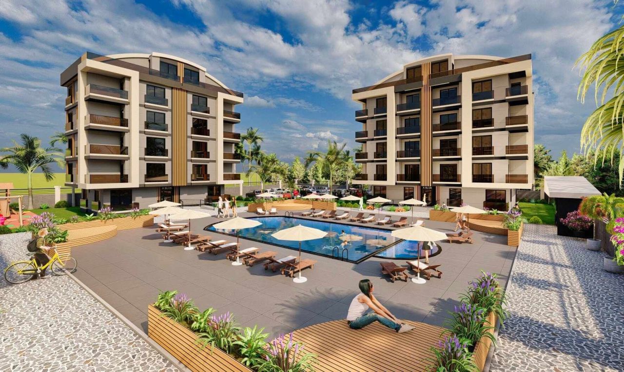 Квартира в Анталии, Турция, 50 м² - фото 11