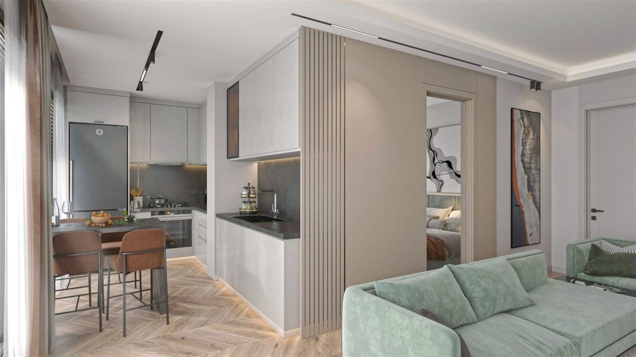 Квартира в Ларе, Турция, 50 м² - фото 11