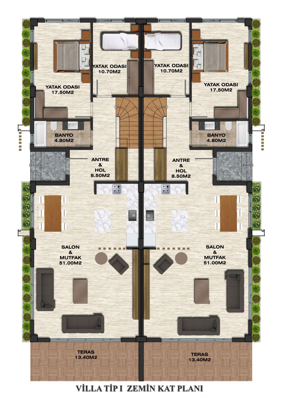 Вилла в Анталии, Турция, 170 м² - фото 11