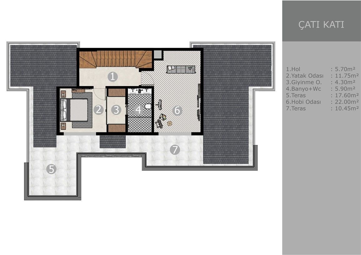 Вилла Алтынташ, Турция, 500 м² - фото 11
