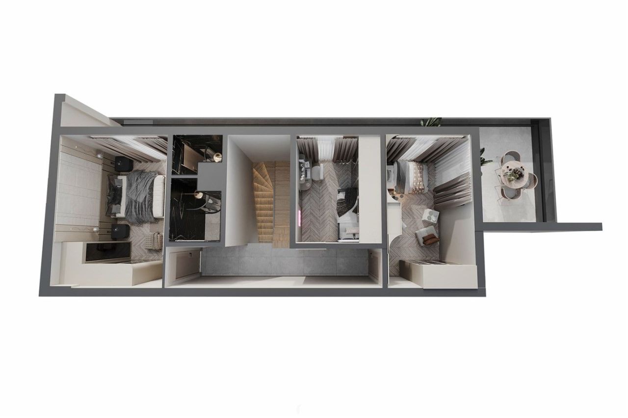 Квартира Центр, Турция, 50 м² - фото 11