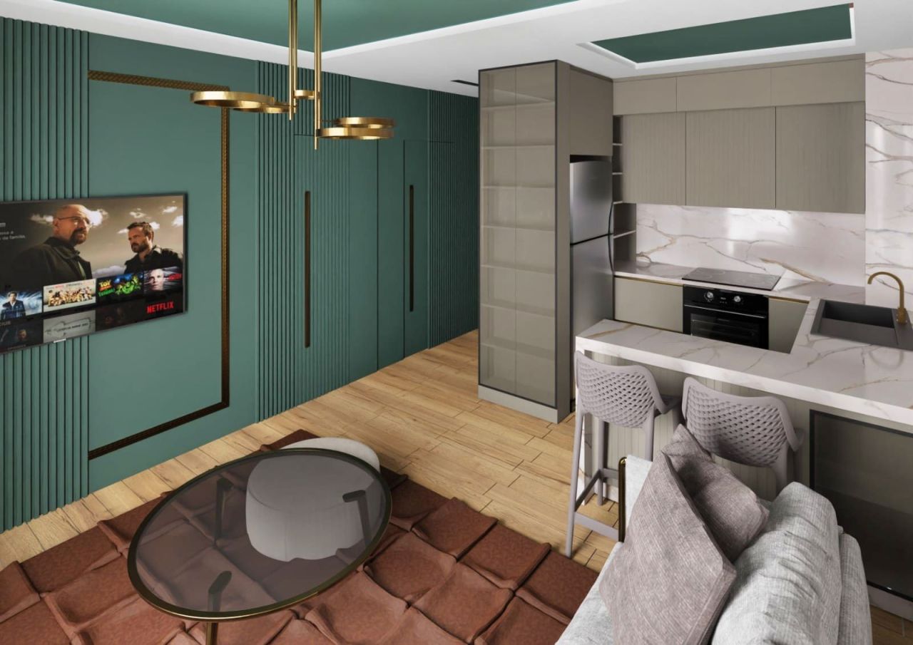 Квартира в Анталии, Турция, 60 м² - фото 12