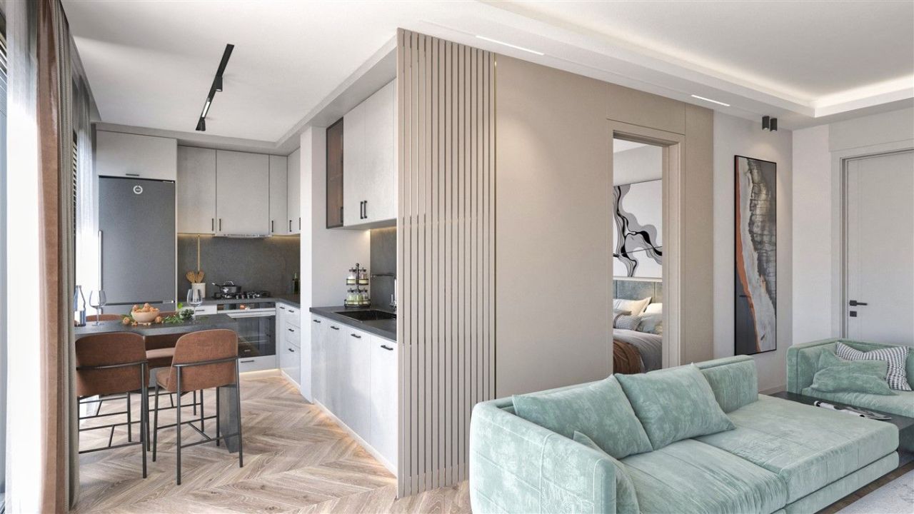 Квартира в Ларе, Турция, 50 м² - фото 12