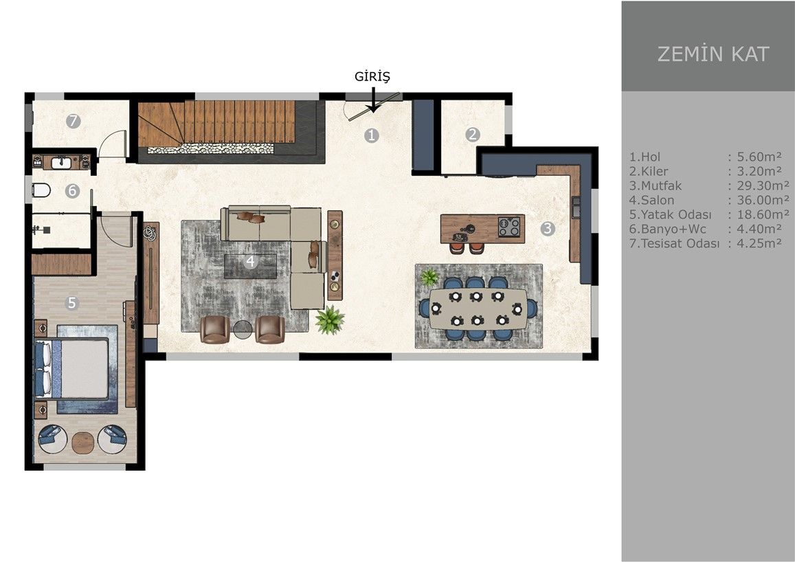 Вилла Алтынташ, Турция, 500 м² - фото 12