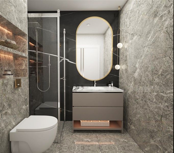 Квартира в Алании, Турция, 50 м² - фото 12