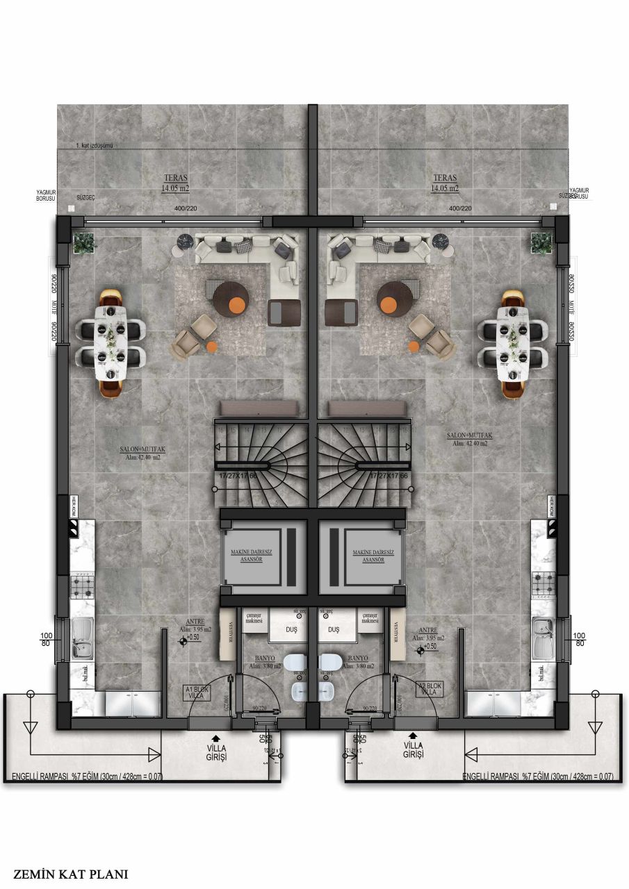 Вилла в Анталии, Турция, 300 м² - фото 14