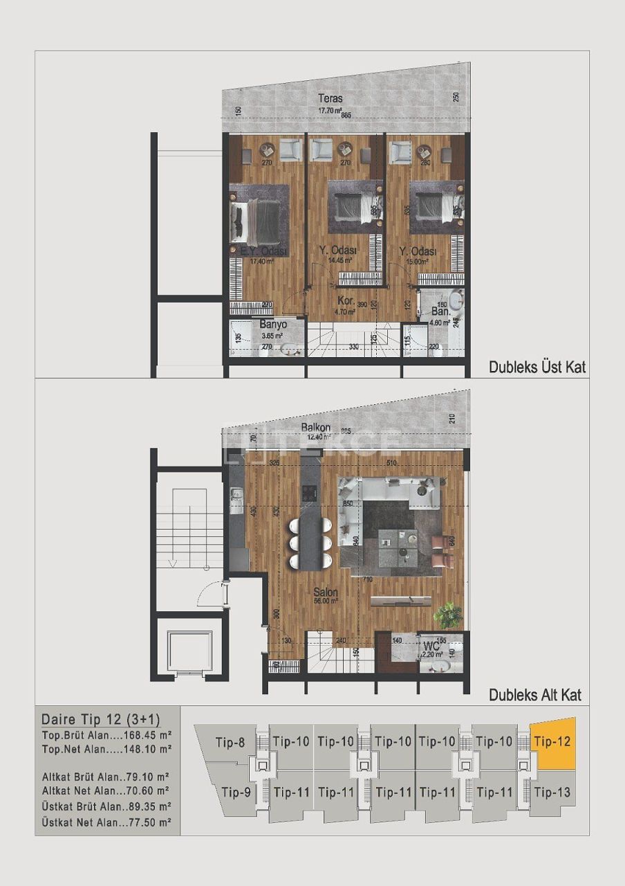 Апартаменты в Анталии, Турция, 176 м² - фото 18