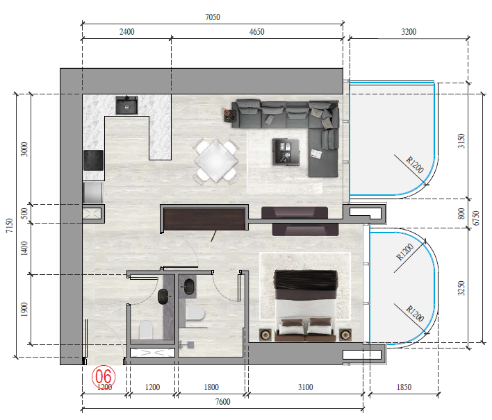 Квартира в Дубае, ОАЭ, 69 м² - фото 10