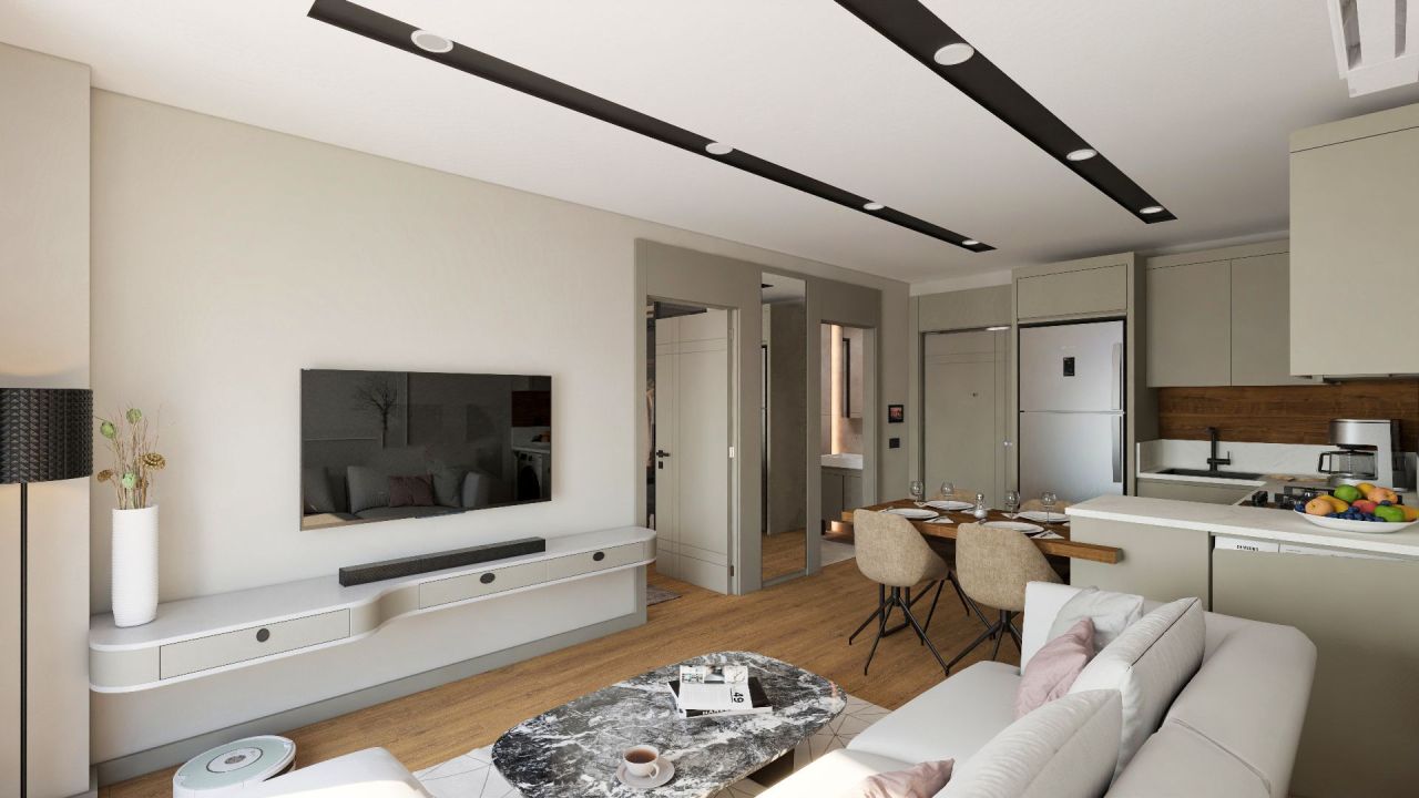 Квартира в Анталии, Турция, 45 м² - фото 16