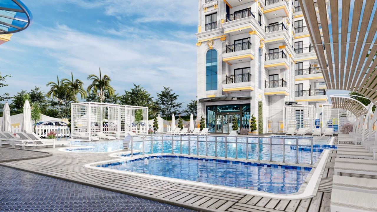 Квартира в Алании, Турция, 48 м² - фото 16