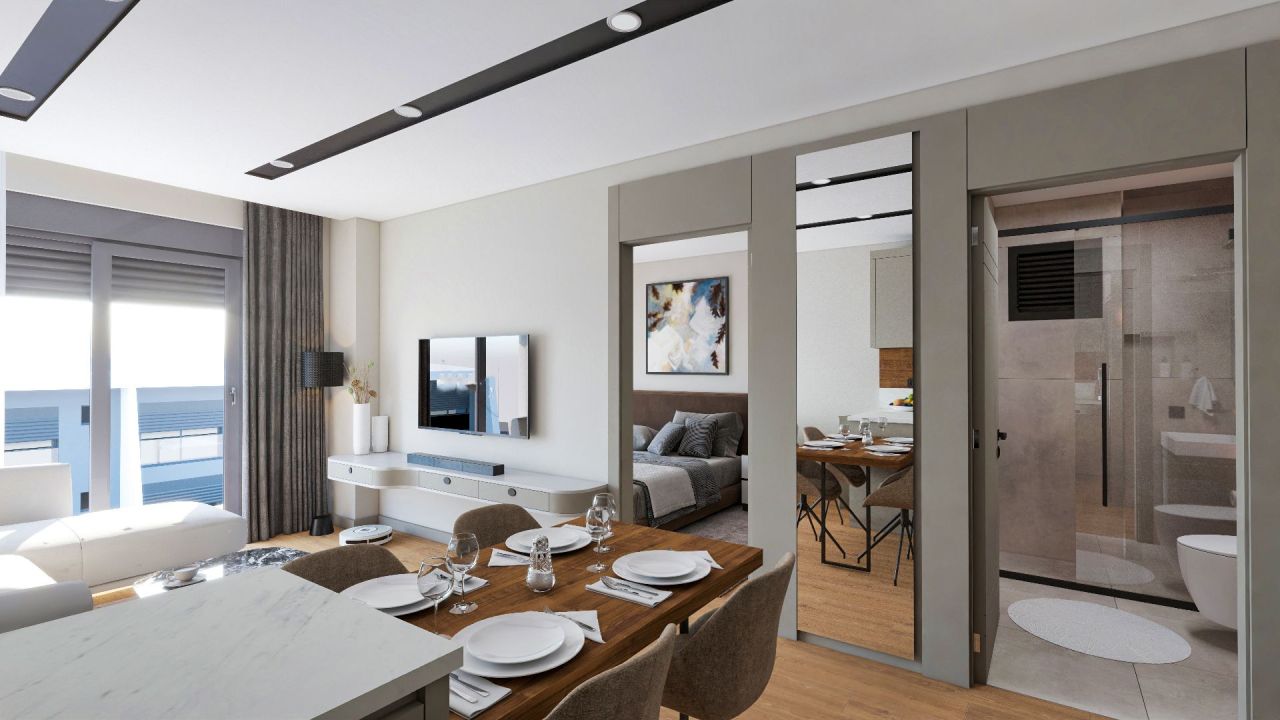 Квартира в Анталии, Турция, 45 м² - фото 17