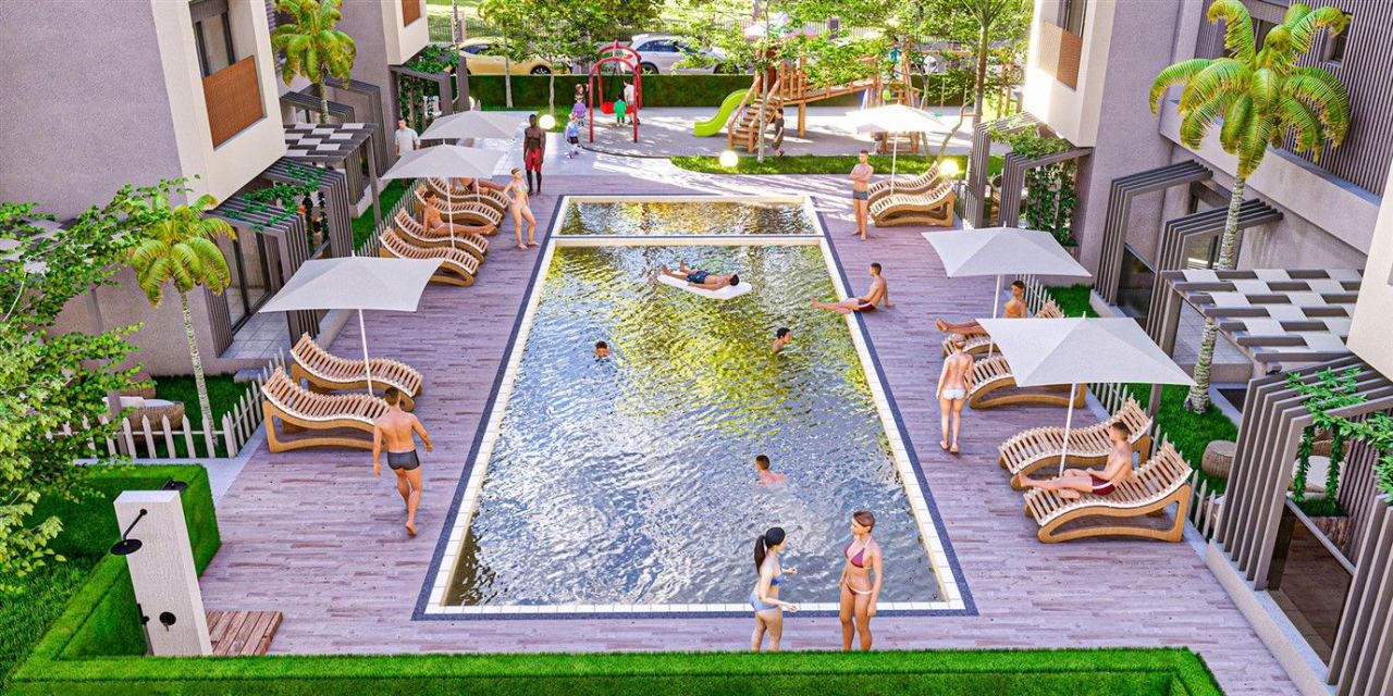 Квартира в Анталии, Турция, 65 м² - фото 17