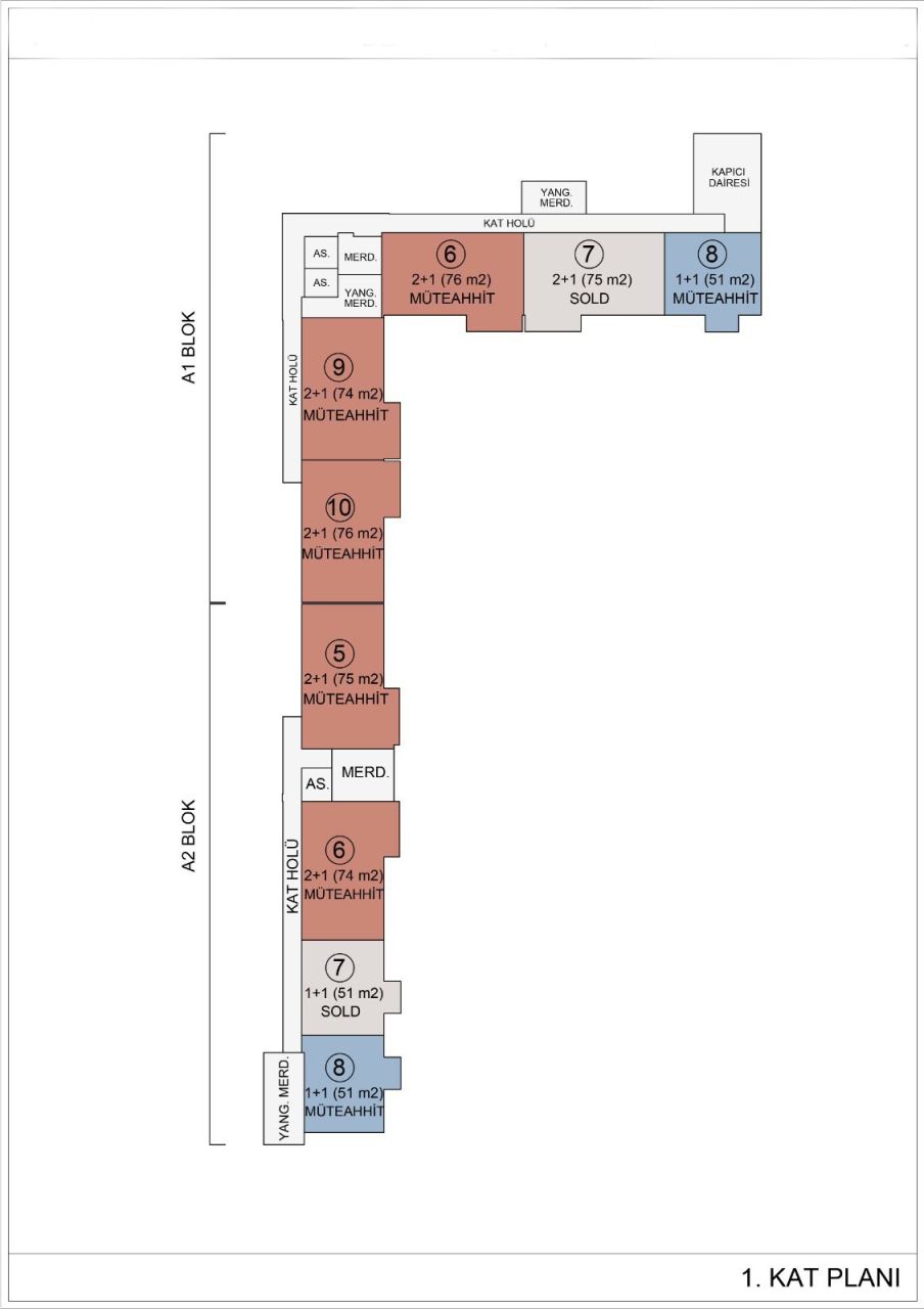 Квартира Алтынташ, Турция, 55 м² - фото 17
