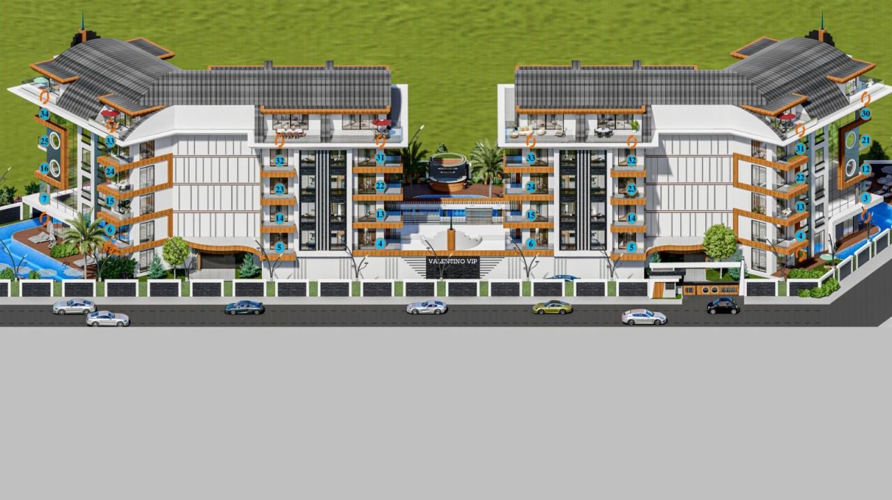 Квартира в Алании, Турция, 46 м² - фото 18