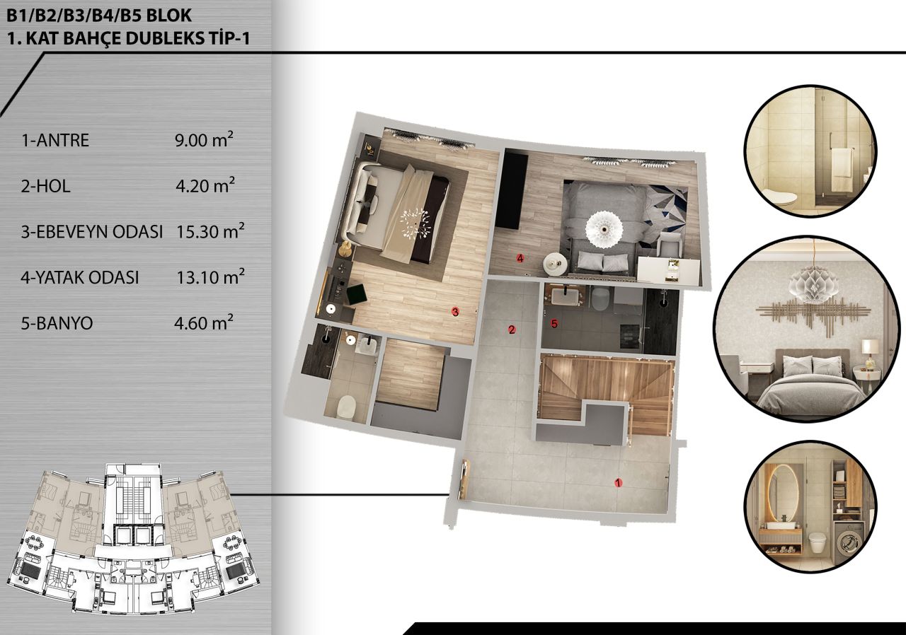 Квартира в Анталии, Турция, 120 м² - фото 18