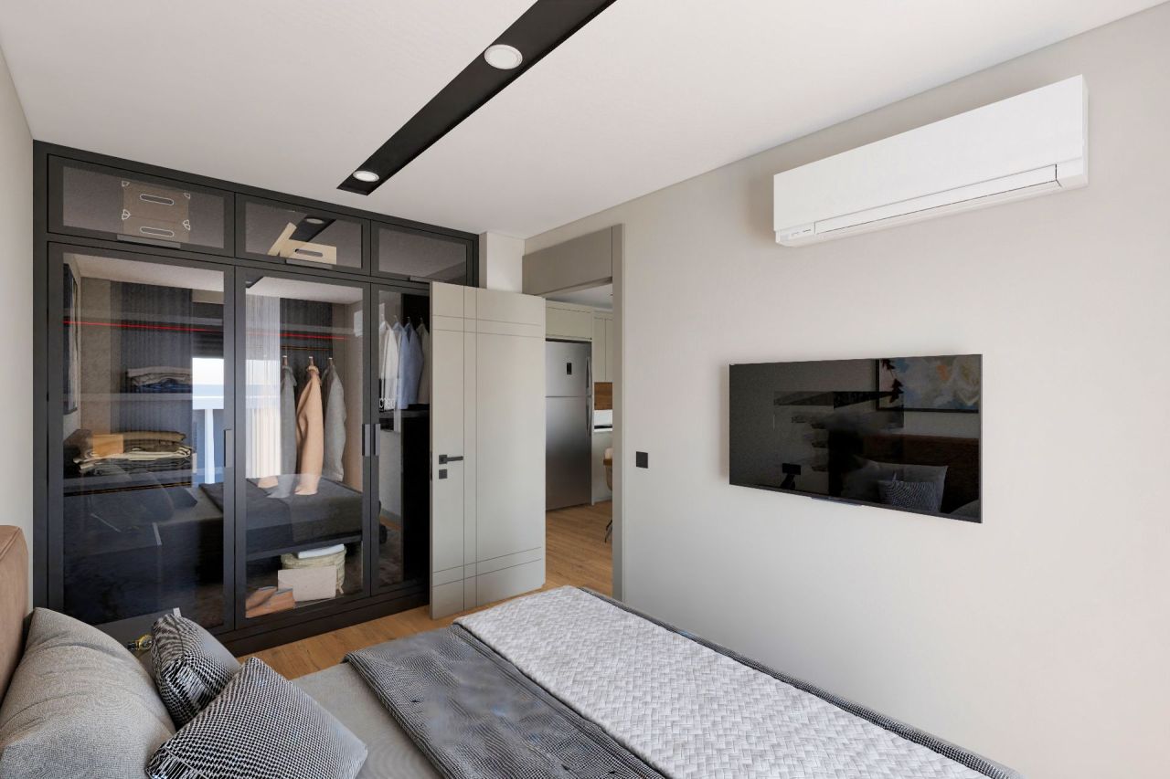 Квартира в Анталии, Турция, 45 м² - фото 19