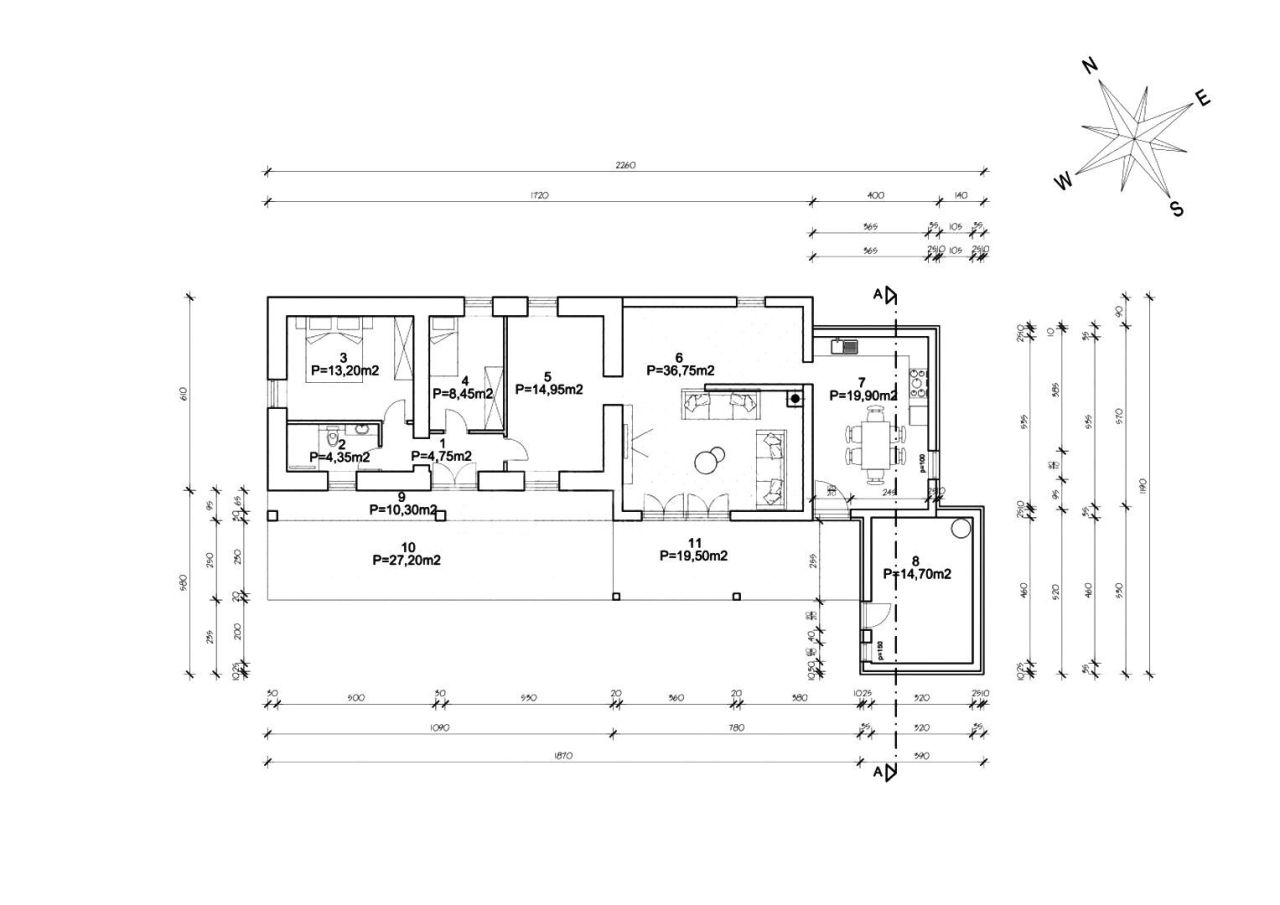 Вилла в Лабине, Хорватия, 187 м² - фото 16