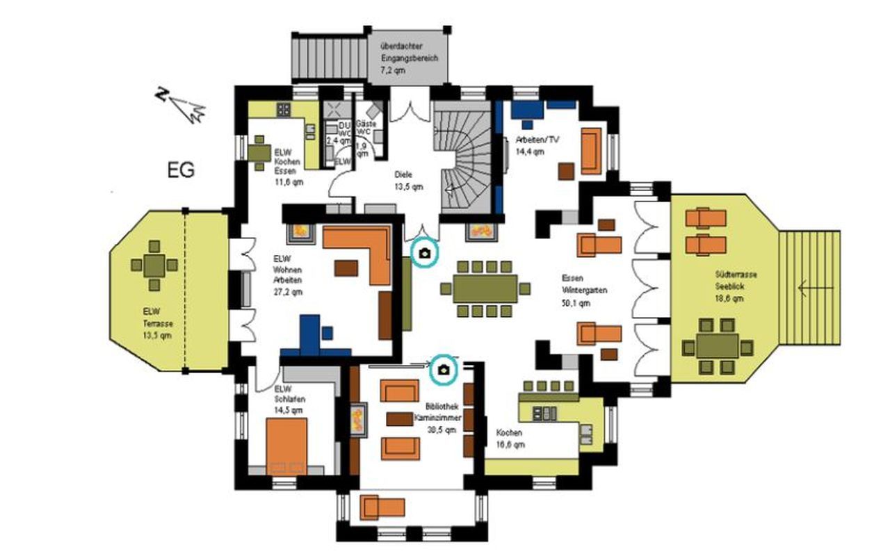 Вилла в Берлине, Германия, 500 м² - фото 17