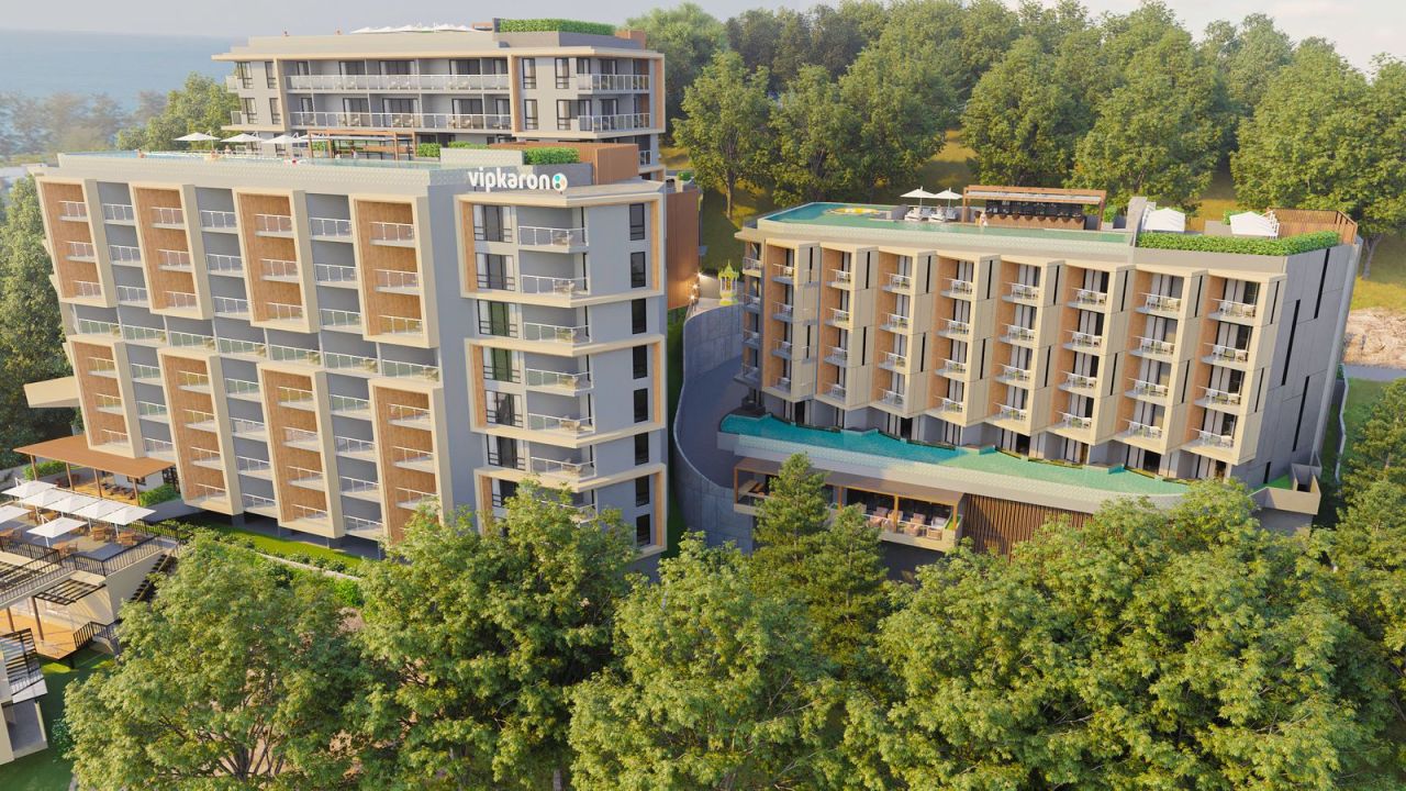 Апартаменты на пляже Карон, Таиланд, 29 м² - фото 1