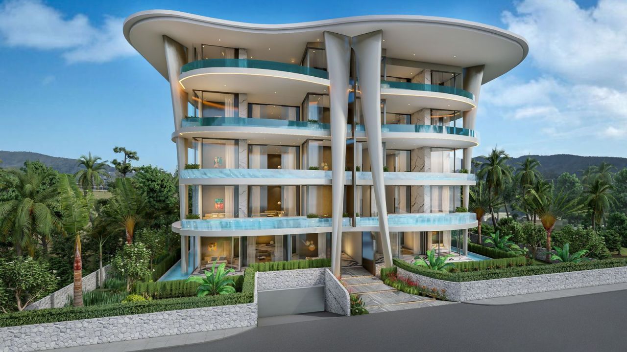 Апартаменты на пляже Бангтао, Таиланд, 218 м² - фото 1